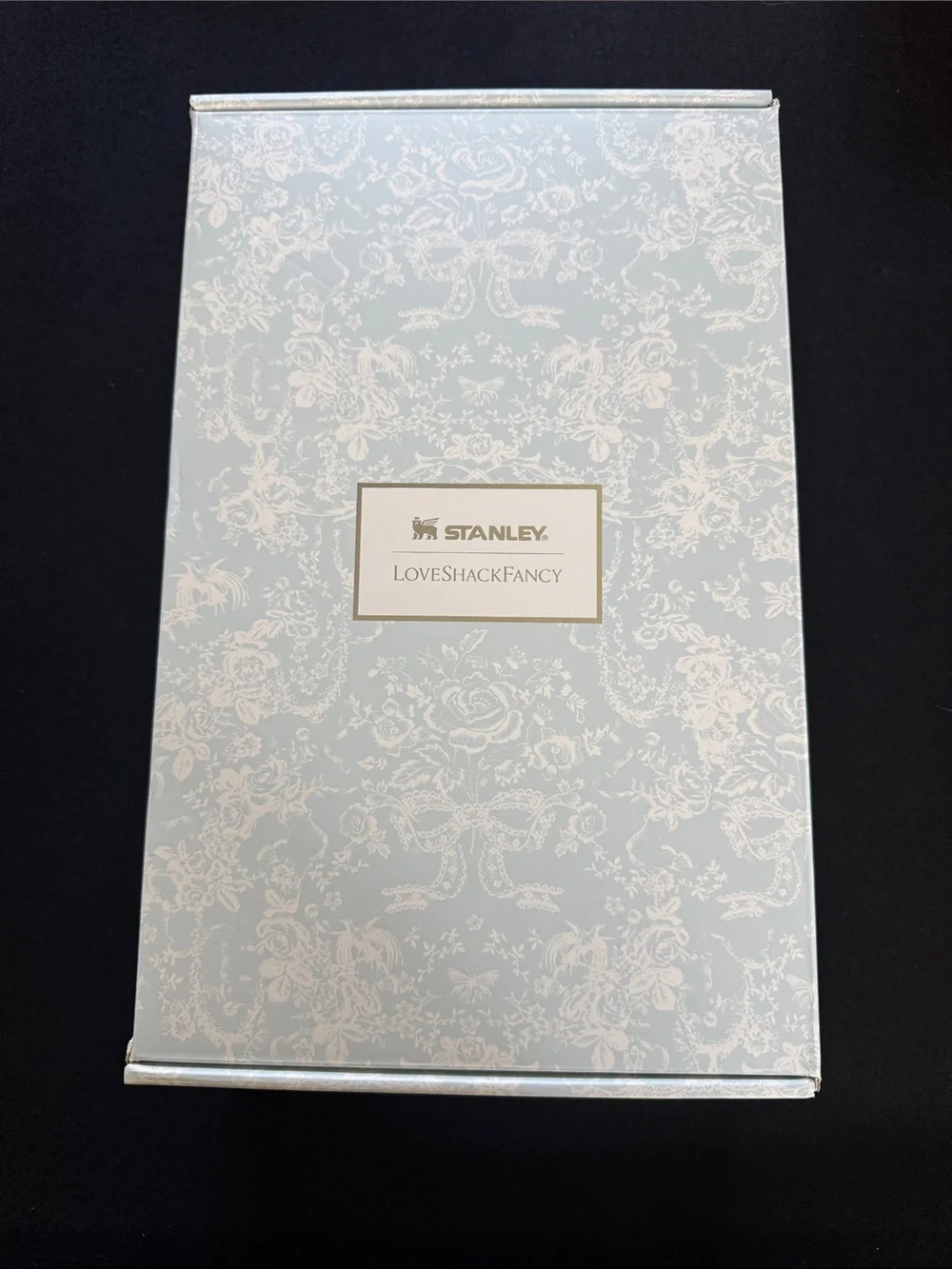 Stanley Light Blue and White Floral Gift BOX for 30oz Tumbler (EMPTY BOX)